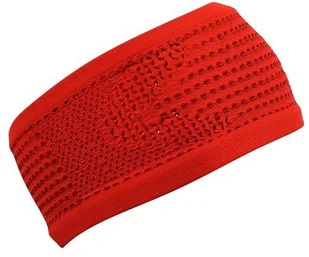 Compressport opaska na głowę HEADBAND ON/OFF V3 czerwona - Czapki i chusty sportowe męskie - miniaturka - grafika 3