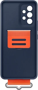 Samsung Oryginalne etui Silicone Cover Strap do Galaxy A53 5G Granatowe 13498X3 - Etui i futerały do telefonów - miniaturka - grafika 6