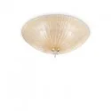 IDEAL LUX Lampa Ścienna Shell Pl3 Ambra 140179 Średnica 40,0 Wys. 12,0 - Lampy ścienne - miniaturka - grafika 4