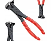 Narzędzia warsztatowe - KNIPEX SZCZYPCE CZOŁOWE DO CIĘCIA DRUTU 180MM K68 01 180 - miniaturka - grafika 1
