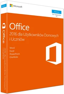 Office 2016 dla Użytkowników Domowych i Uczniów WIN Polska wersja językowa! - Programy biurowe Office 2016 dla Użytkowników Domowych i Uczniów WIN Polska wersja językowa! - Programy biurowe - miniaturka - grafika 2