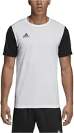Piłka nożna - Adidas Koszulka Estro DP3234 TS/white/black S - miniaturka - grafika 1