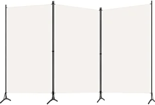vidaXL Parawan 3-panelowy, biały, 260 x 180 cm vidaXL - Parawany - miniaturka - grafika 2