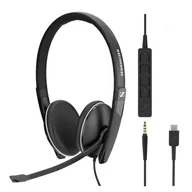 Słuchawki - Sennheiser EPOS ADAPT 165 II USB-C  Czarne - miniaturka - grafika 1