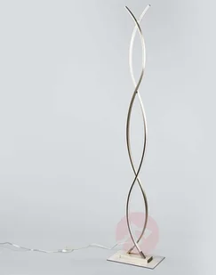 LAMPENWELT.COM Łukowata lampa stojąca LED Bobi - Lampy stojące - miniaturka - grafika 4