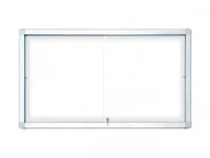 Gabloty - Allboards Gablota z przesuwnymi drzwiami 94x68 magnetyczna GS18A4PD - miniaturka - grafika 1