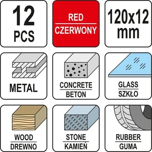 Yato KREDA TECHNICZNA DO ZNAKOWANIA CZERWONA OPK 12 SZT YT-69932 - Narzędzia warsztatowe - miniaturka - grafika 4