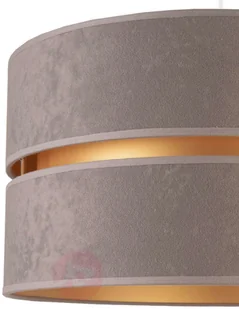 DUOLLA Lampa wisząca Duo, szara/złota - Lampy sufitowe - miniaturka - grafika 4