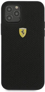 Ferrari FESPEHCP12LBK iPhone 12 Pro Max 6,7" czarny/black hardcase On Track Perforated hurtel-64427-0 - Etui i futerały do telefonów - miniaturka - grafika 3