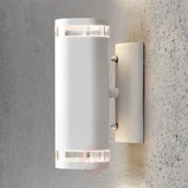 Lampy ogrodowe - Konstmide Kinkiet zewnętrzny Modena, 2-punktowa, biały - miniaturka - grafika 1