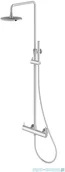 Baterie umywalkowe - KOHLMAN Axel zestaw prysznicowy natynkowy chrom QW276A | - miniaturka - grafika 1