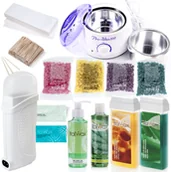 Depilacja - Zestaw Depilacja 6 wosk twardy rolka 2 podgrzewacz - miniaturka - grafika 1