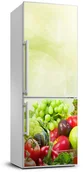 Naklejki na drzwi i meble - Okleina na lodówkę Warzywa i owoce - miniaturka - grafika 1