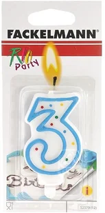Fackelmann Świeczka urodzinowa cyfra 3 trójka 52579 52579 - Dekoracje domu Fackelmann Świeczka urodzinowa cyfra 3 trójka 52579 52579 - Dekoracje domu - miniaturka - grafika 2