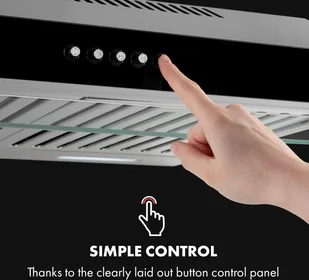 Klarstein Purista Americana TK15CH-Purista-A - Okapy kuchenne - miniaturka - grafika 6