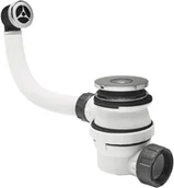 Syfony - Wirquin Wirquin Syfon umywalkowy XS-Pure Quick-Clac z przelewem - miniaturka - grafika 1