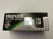 Baterie i akcesoria - Maxell 18290000 Bateria domowa Single-use Battery Siler-Oksyd (S) - Baterie domowe (pojedyncza bateria, srebrny oksydowany (S), 1,55 V, 10 sztuk), 39 mAh, Hg (rtęć)) - miniaturka - grafika 1