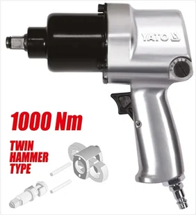 Yato KLUCZ PNEUMATYCZNY 1/2" 1000Nm YT-09528 - Klucze pneumatyczne - miniaturka - grafika 4