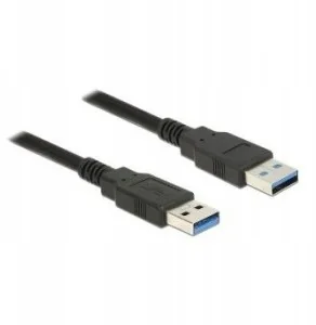 Delock Kabel USB 3.0 0.5m AM-AM czarny (85059) - Kable USB - miniaturka - grafika 7