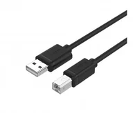 Kable USB - Unitek Kabel USB 2.0 Typ-A Typ-B M/M 1m Y-C430GBK - miniaturka - grafika 1