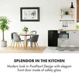 Lodówka Klarstein Luminance Frost Czarny - Lodówki - miniaturka - grafika 2