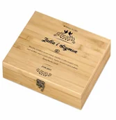 Zestawy do wina - Murrano Elektryczny korkociąg zestaw do wina w skrzynce z nadrukiem dla pary ZDW5-017 - miniaturka - grafika 1