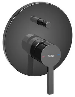 Roca Naia Black Bateria wannowo-prysznicowa podtynkowa czarna A5A0B96CN0 - Baterie podtynkowe Roca Naia Black Bateria wannowo-prysznicowa podtynkowa czarna A5A0B96CN0 - Baterie podtynkowe - miniaturka - grafika 1