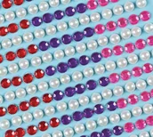 Dekoratorstwo - Baker Ross Samoprzylepne kamienie pereł i ze strasu  do majsterkowania i naklejenia dla dzieci  dla kart z życzeniami i dzień matki (450 sztuk) - miniaturka - grafika 1