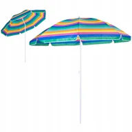 Parasole ogrodowe - Parasol plażowy ogrodowy łamany uchylny 200 cm - miniaturka - grafika 1