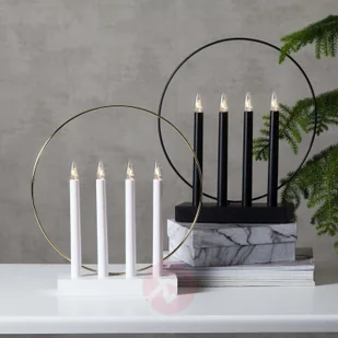 Eglo Eglo 410979 - Świecznik bożonarodzeniowy GLOSSY 4xE10/3W/230V biały - Oświetlenie świąteczne - miniaturka - grafika 4