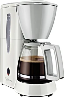 Melitta M 720-1 Single 5 ekspres przelewowy do kawy, ze szklanym dzbankiem, z systemem zapobiegającym kapaniu i automatycznym wyłączaniem, biały/szary M720-1/1 - Dzbanki i imbryki - miniaturka - grafika 2