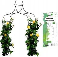 Kratki i pergole - Pergola Ogrodowa Na Róże Kwiaty 240cm Łuk Kotwy - miniaturka - grafika 1