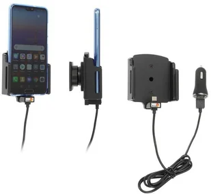 Brodit AB Uchwyt uniwersalny regulowany do Samsung Galaxy Note 20 Ultra bez futerału oraz w futerale lub etui o wymiarach: 75-89 mm (szer.), 2-10 mm (grubość) z wbudowanym kablem USB-C oraz ładowarką samochodow 721204 - Uchwyty samochodowe do telefonów - miniaturka - grafika 10