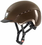 Kaski do jazdy konnej - Uvex uvex Unisex dla dorosłych, elexxion pro kask jeździecki, brązowy mat-brown shiny, 55-56 cm 0205 - miniaturka - grafika 1