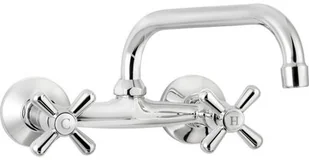 Deante Bateria BOS 050D SYMETRIO CHROM UMYWALKOWA ŚCIENNA - Baterie umywalkowe - miniaturka - grafika 3