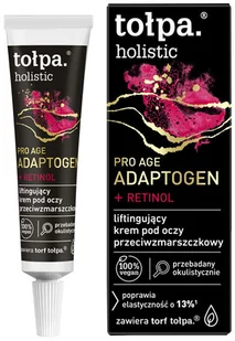 Tołpa Holistic - Pro Age Adaptogen + Retinol - Liftingujący krem pod oczy przeciwzmarszczkowy - 10 ml - Kosmetyki pod oczy - miniaturka - grafika 2