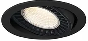 Lampy sufitowe - SLV oprawa sufitowa wpuszczana LED Supros 36W 3100lm 3000K czarna 118110 - miniaturka - grafika 1