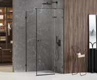 Kabiny prysznicowe - New Trendy Avexa Black 110x110x200 EXK-1837 - miniaturka - grafika 1