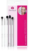 Pędzle do makijażu - Dermacol Zestaw pędzli kosmetycznych w etui Master Brush Eyeshadow Set) - miniaturka - grafika 1