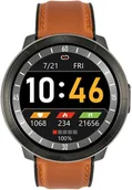 Smartwatch - Watchmark WM18 Brązowy - miniaturka - grafika 1