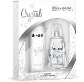 Zestawy perfum damskich - Bi-es Crystal Damski Komplet Woda perfumowana 100ml + Dezodorant 150ml - miniaturka - grafika 1