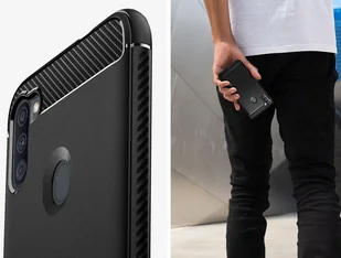 Spigen Etui RUGGED ARMOR Samsung Galaxy A11 - Etui i futerały do telefonów - miniaturka - grafika 8