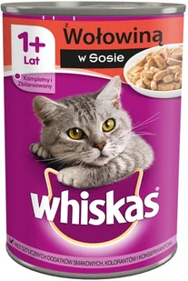 Whiskas Wołowina Puszka 400g 1835 - Mokra karma dla kotów - miniaturka - grafika 7