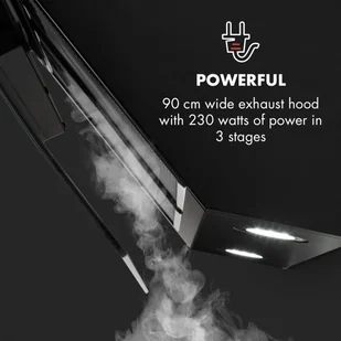 Klarstein Annabelle 90 Czarny (TK15-Annabelle90BL) - Okapy kuchenne - miniaturka - grafika 7