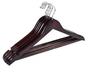 Meblościanki - Mirosław Gockowiak Wieszak drewniany Rondo komplet 5 szt ciemny brązowy - miniaturka - grafika 1