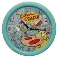 Zegary - Pozostali Zegar dla dzieci Cow & Chicken - miniaturka - grafika 1