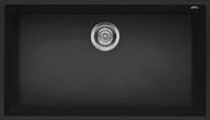 Zlewozmywaki - Elleci Quadra 130 (podwieszany) 40 Full black - miniaturka - grafika 1