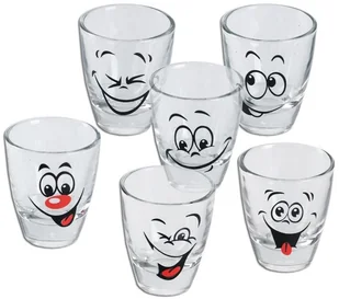 Kieliszek do wódki minki uśmiechy HUMOR 25ml 6szt - Kieliszki - miniaturka - grafika 3
