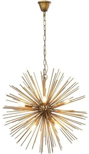 Kare lampa wisząca baldachimy, stelaż: lakierowany metal stal, złoty, 72 x 72 x 72 cm 60121 - Lampy sufitowe - miniaturka - grafika 2