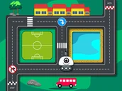 Pomoce naukowe - Lavavision Pakiet aplikacji do Smartfloor - Przygody robota 4158 - miniaturka - grafika 1